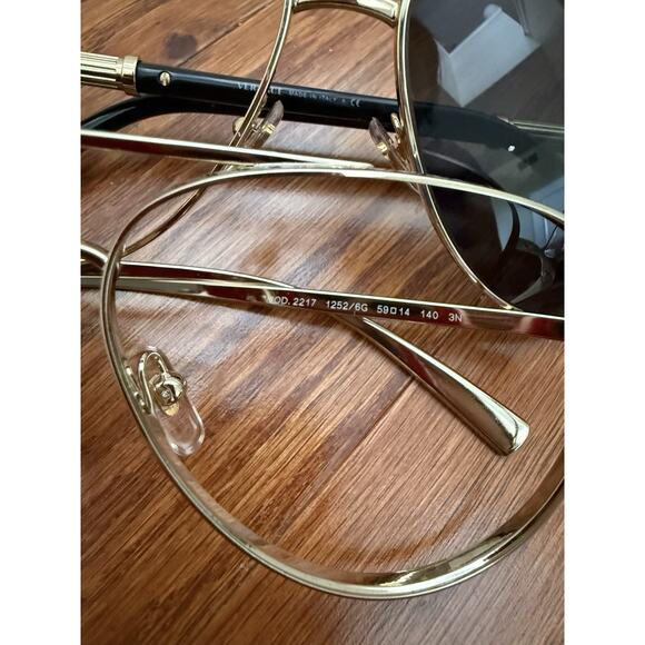 Lot 9 Designer Glasses Frames Parts Salvage Chanel Versace Tiffany Bottega main image 11